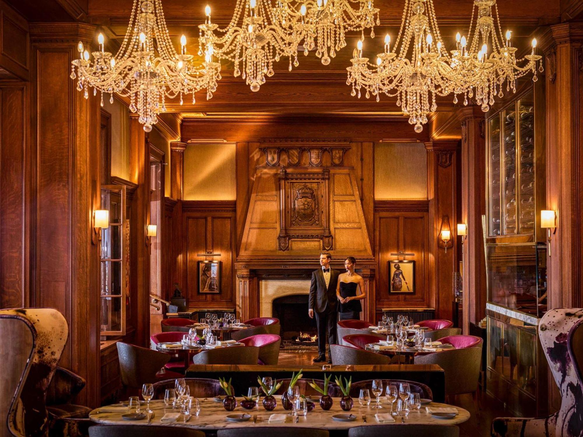 Fairmont Le Chateau Frontenac Quebec Exteriér fotografie The restaurant